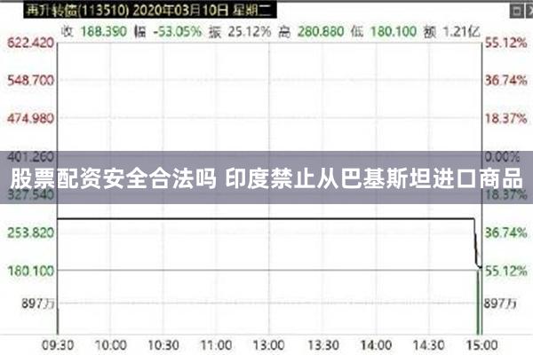 股票配资安全合法吗 印度禁止从巴基斯坦进口商品