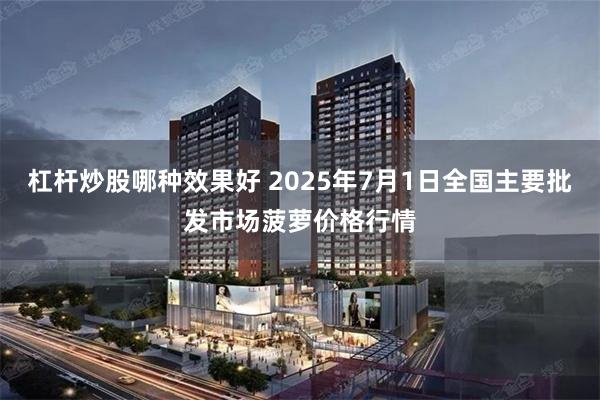 杠杆炒股哪种效果好 2025年7月1日全国主要批发市场菠萝价格行情